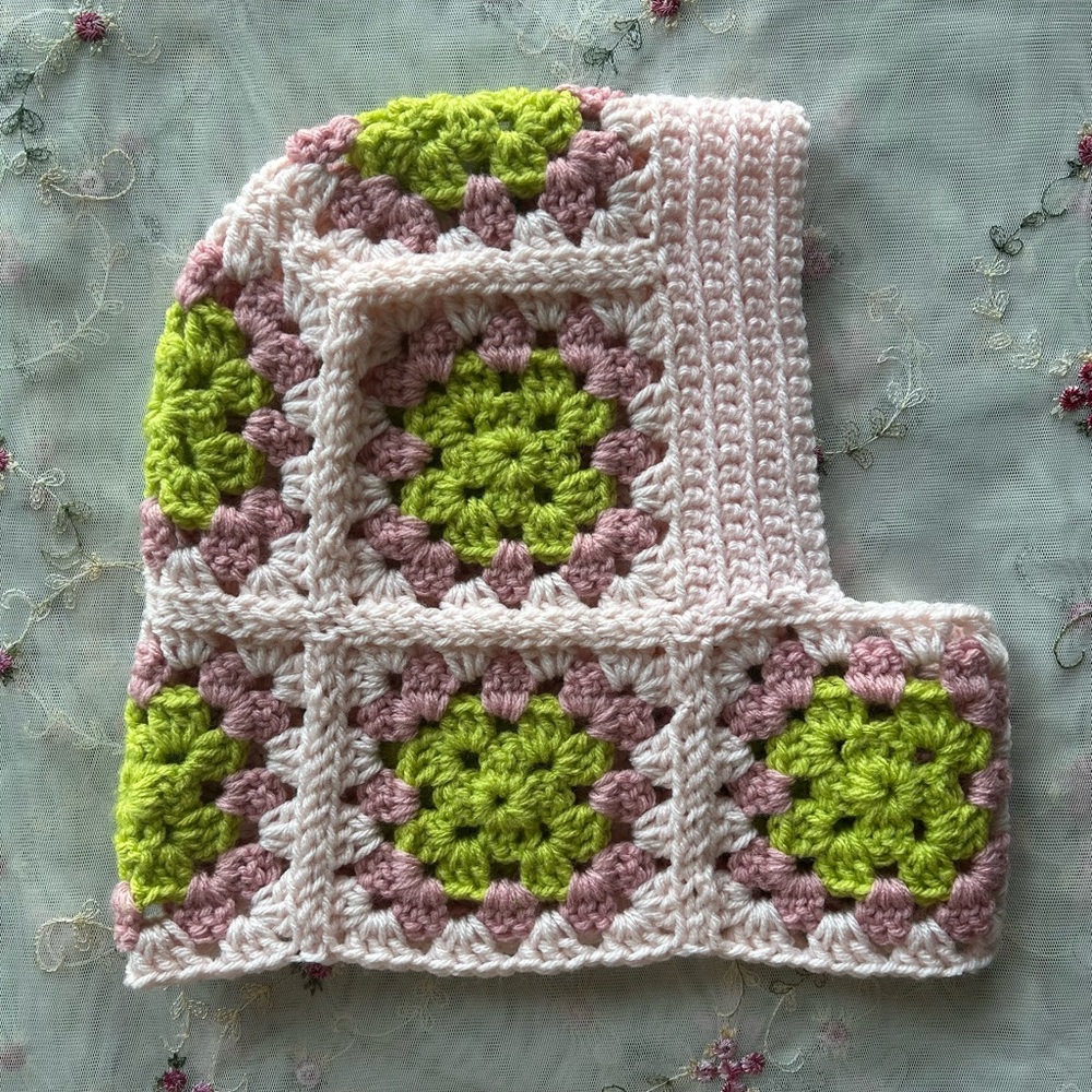 Granny Square Crochet Balaclava